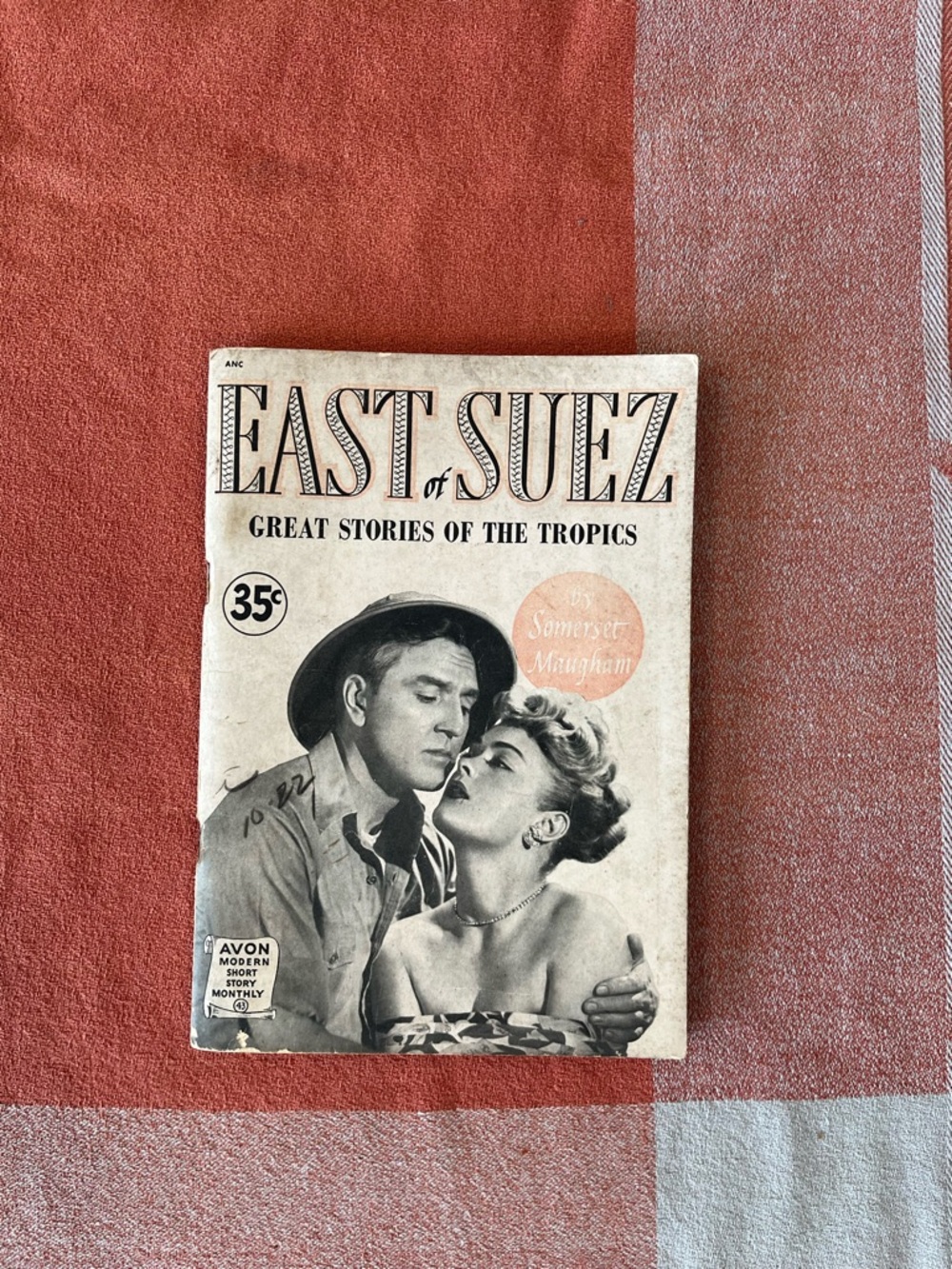 Vintage 1948 East of Suez Pulp Paperback